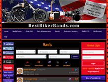 Tablet Screenshot of bestbikerbands.com